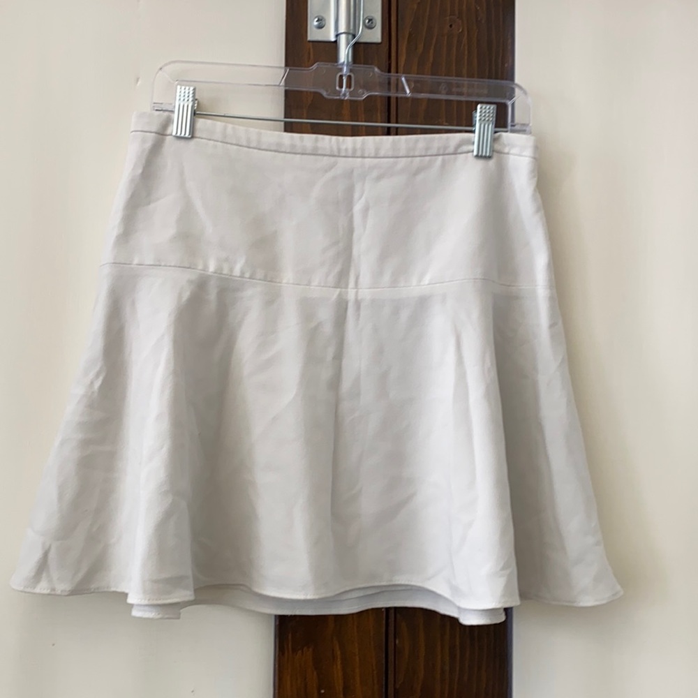 White BCBG MINI SKIRT